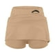 thumbnail image 4 of Falda culotte de talle medio para mujer: cintura elástica, bolsillos laterales, diseño fluido en capas, falda estampada informal para el verano., 4 of 5