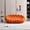 Orange, variant on Modern Floor Sofa Single Lazy Sofa Chair, Upholstered Mesh Fabric Floor Couch Bubble Couch for Living room, Bedroom, Office