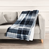 Black and White Stripes Throw Blanket 60" x 90" Soft and Warm Blankets for Couch Sofa and Bed