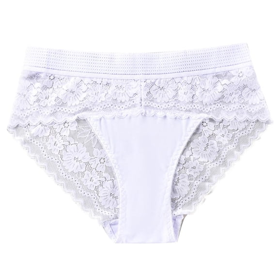 Ashirexll Plus Size Underwear for Women, Ladies Underwear Panties, High Waist Large Size Lace Breathable Panties