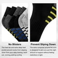 thumbnail image 7 of Smilooen 12 Pairs Mens Ankle Socks Athletic Running Men's Socks Value Pack, Black, 7 of 7
