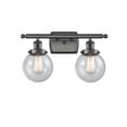 thumbnail image 1 of Innovations 916-2W-OB-G204-6-LED Beacon 2 Light Bath Vanity Light part of the Ballston Collection, Oil Rubbed Bronze, 1 of 1