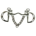 thumbnail image 4 of Stainless Steel Wide Port Bit Snaffle Harness Antirust , L L, 4 of 6