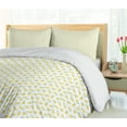 thumbnail image 5 of Ambesonne Lemon Duvet Cover Sets, Summer Citrus Fruit, 2-King, Mustard Lime Green, 5 of 7