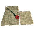 thumbnail image 4 of 2 piezas de alfombrilla de paja para mascota, juguete de masticar conejo, almohadilla para casa de hierba Afortunado Sencillez, 4 of 5