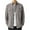 Gray, variant on GigrtiJin Men's Casual Work Shirt Long Sleeve Thin Solid Color Button down Workwear Fashion Lapel Cardigan Shirts