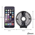 thumbnail image 6 of Spencer Portable Mini Handheld Fan Rechargeable USB Desk Fan Foldable Stroller Table Fan for Office Room Outdoor - With Battery "Blue", 6 of 7