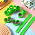 thumbnail image 2 of Lsupdaol 12 Pcs Silicone Slap Bracelets DIY Slap Bands Party Favors Bulk Blank Soft Wristband Wrist Snap Band for Craft Project DIY Painting Birthday Party Halloween Christmas, 2 of 6