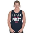 thumbnail image 4 of Fishing Girls Cute Flirty First Date Tank Top Tee Shirt Women Brisco Brands L, 4 of 5