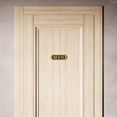 thumbnail image 2 of Name Sign Board "MEN" Sign Polished Brass Plaque Sign Plate Renovators Supply, 2 of 9