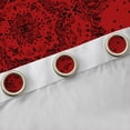 thumbnail image 4 of Manfei bohemian Flowers Blackout Curtains Set of 2 (52x84 Each),Victorian Baroque Damask Window Curtains,Red Black Curtains and Drapes For Girls Kids,Luxury Bedroom Decor, 4 of 6