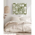 thumbnail image 3 of Sage Green Geometric Wall Art for Living Room,Canvas Picture Wall Decor for Bathroom Bedroom,Modern Abstract Art Botanical Painting Artwork for Office Kitchen Hallway Dining Room Home Decor 16"x20", 3 of 8