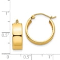thumbnail image 4 of 14K Hoop Earrings 14k Yellow Gold Earrings, 4 of 4