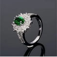thumbnail image 3 of Green Zircon Ornament Ring Jewelry, 3 of 3