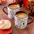 thumbnail image 5 of Mr. Coffee Vintage Brew 4 Piece 18 Ounce Coffee Maker Stoneware Mug Set in Brown, 5 of 5
