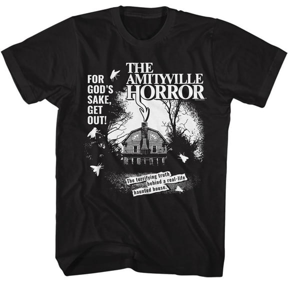 Amityville Horror 1C Black T-Shirt