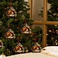 thumbnail image 4 of Lunxisen 2 Pcs Christmas Tree Nativity Scene with Figurines, Christmas Holy Family Nativity Scene for Xmas Decor Gift, Tabletop Decorative Christmas Ornaments, 4 of 5