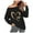 6#Black, variant on Heisall Womens Hoodies 2025 Autumn Long Sleeve Loose Off-Shoulder Slanted Shoulder Print Fashion Casual No Hood Sweatshirts