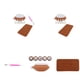 thumbnail image 2 of Kit de bricolaje de chocolate, bolsa de glaseado, alfombrilla de moldeo de silicona, juego de agujas de aire, herramientas de decoración de pasteles de pastelería Vogacara JJ23791-01, 2 of 7