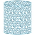 thumbnail image 2 of LampPix 10.00" Table Lamp Shade - Bohemian Circles Turquoise Custom Printed Canvas Desk Lampshade with Acrylic Spider Fitting by ArtToFrames (LP-60), 2 of 4