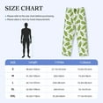 thumbnail image 2 of Mens Pajama Pants - Soft Sleep & Lounge Pants for Men, cartoon green Peas Cuteness Casual PJ Bottoms Pants with Pockets, 2 of 5