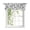 Gray, variant on Creamy Beige Leaf Tie Up Valances Curtain, Modern Creamy Beige Palm Leaf Monstera Adjustable Rod Pocket Short Window Treatment Tie Up Curtains Valances for Kitchen Living Room Bathroom 42x12 Inches