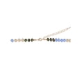 thumbnail image 5 of Time and Tru Goldtone Multicolored Bead Initial "O" Necklace, 5 of 6