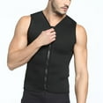 thumbnail image 4 of Chaqueta de hombre de 3 mm de neopreno de surf Chaleco de buceo Sin Secado Negro Swim Cremallera frontal térmica , l L Baoblaze chaqueta de neopreno, 4 of 7