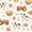 Color 4, variant on Peel and Stick Wallpaper Whimsical Halloween Cute Pumpkins Ghosts Fairytale Houses Pink 24in x 118in Contact Paper Removable Self Adhesive Wall Mural Wall Decor for Bedroom Kitchen Cabinets