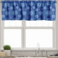 thumbnail image 3 of Ambesonne Blue Mandala Valance & Curtain, Floral Composition Art, 55"x45", Sky Blue Violet Blue, 3 of 7
