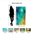 thumbnail image 5 of Dmlowu Personalized Beach Towels 30x60" Sandproof Beach Towel Lightweight Quicker Dry Beach Blanket Luxury Soft Tough Pool Towels for Travel Swimming Beach Vacation Essentials, 5 of 5
