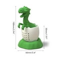 thumbnail image 4 of Creative Dinosaurs Tea Strainer Silicone Silicone Tea Tea Infuser Lovely High/Low Temperature Resistance Tea Filter for Tea Spices Coffee, 4 of 9