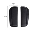 thumbnail image 4 of Fundas para correas de asiento de coche de bebé, cojín Universal suave para cinturón de seguridad para recién nacidos, bebés y niños (negro), 2 uds., 4 of 5