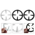 thumbnail image 1 of Anti-Slip Gas Stove Racks Silver 3Pcs 5.51X5.51X0.20in Families, 1 of 9