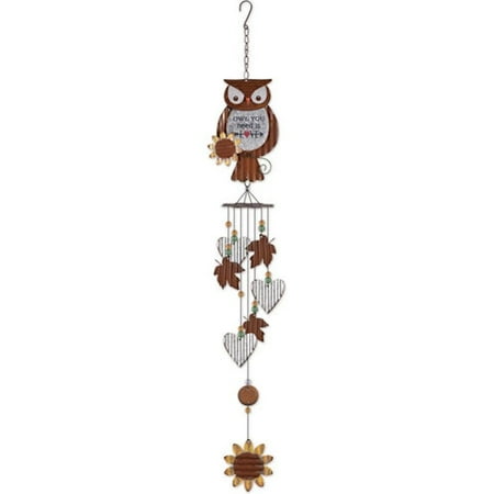 Sunset Vista Designs 419092 - 35  Owl Chime Wind Chime