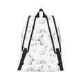 thumbnail image 3 of Daiia Rabbit Eating Vintage Canvas Backpack for Men and Women ,Hiking Backpack,Travel Laptop Bag for School,Large Capacity Backpack, 3 of 8
