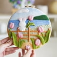 thumbnail image 2 of Rongfmy 1 Set Punch Embroidery DIY Projects Pen Hoop Yarn Mat Tool Supplies Color D, 2 of 9