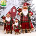 thumbnail image 3 of Adornos navideños de muñeco de Papá Noel de gran tamaño de 60 cm para fiestas de Año Nuevo 2023, accesorios navideños para escaparates, decoraciones para el hogar, 3 of 5
