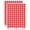 Red, variant on Pair of Cherries Outlined 200+ Round Stickers - Red - Gloss Finish - 0.50" Size