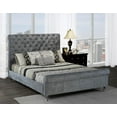 thumbnail image 2 of Isabel Full Platform Bed, Silver, 2 of 2