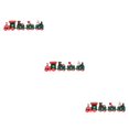 thumbnail image 4 of Moyic Navidad Tren Decoración Vehículos Camión Juguete Clásico Adorno de vacaciones Regalo al aire libre para niños Niños Adultos Verde Type1 NO1, 4 of 6