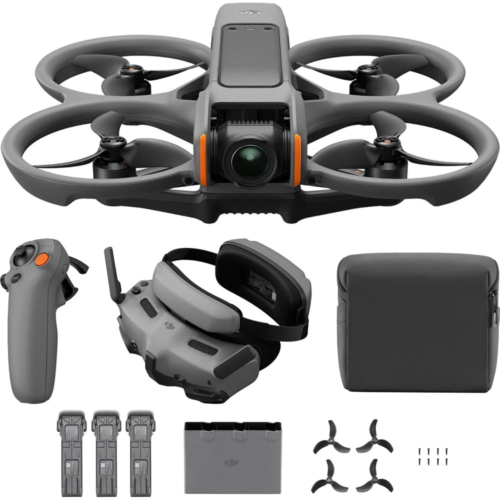 Open Box DJI Avata 2 Fly More Combo, FPV Drove w/ Camera + 1 Year Warranty