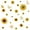 014_Yellow, variant on Kids Bedroom Set Sunflower Butterfly Wall Sticker Living Room Bedroom Pvc Decoration Sunflower Cabinet Decoration Sticker,Yellow Household Stickers