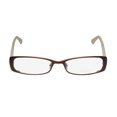 thumbnail image 3 of NEW GHOST DAISY WOMENS/LADIES DESIGNER FULL-RIM BROWN / MULTICOLOR FLORAL PATTERN FLOWER PATTERN SIMPLE & ELEGANT FRAME DEMO LENSES 52-16-0 EYEGLASSES/SPECTACLES, 3 of 9