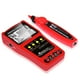 thumbnail image 4 of Probador de cables de red Buscador de cable de red 2 en 1 portátil de mano Multímetro Pantalla LCD con retroiluminación Análogos Búsqueda digital Cable de prueba POE Sensibilidad de emparejamiento Cor TOOLTOP Probador de cables de red, 4 of 7