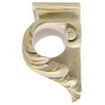 thumbnail image 3 of Huang zhong wen Set of 2 Cameau Drapery Sconce, 2-inch Diameter, Gilded French White, 3 of 3