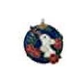 Bunny Rabbit in Nature Christmas Ornament
