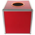 thumbnail image 1 of EIMELI Lottery Box Prize Drawing Container Solid Color Raffle Bucket Ticket Office Red, 1 of 8