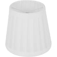 thumbnail image 1 of Soporte de cubierta de cama para mesa de escritorio con pantalla de tela vintage, candelabro blanco, 1 of 5