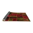 thumbnail image 2 of Ahgly Company Indoor Square Oriental Orange Modern Area Rugs, 6' Square, 2 of 4